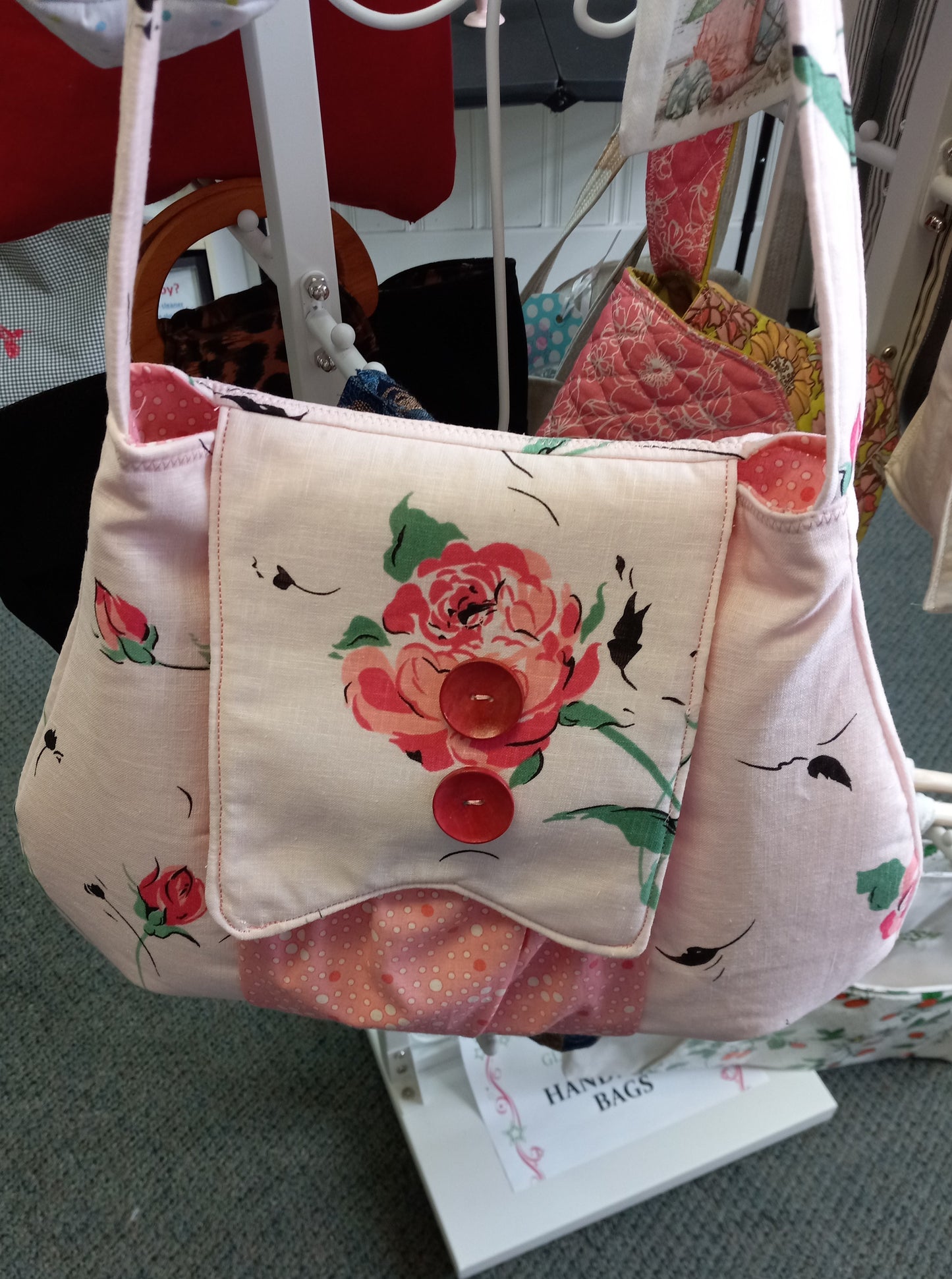 SHOULDER Bag, Pink and coral