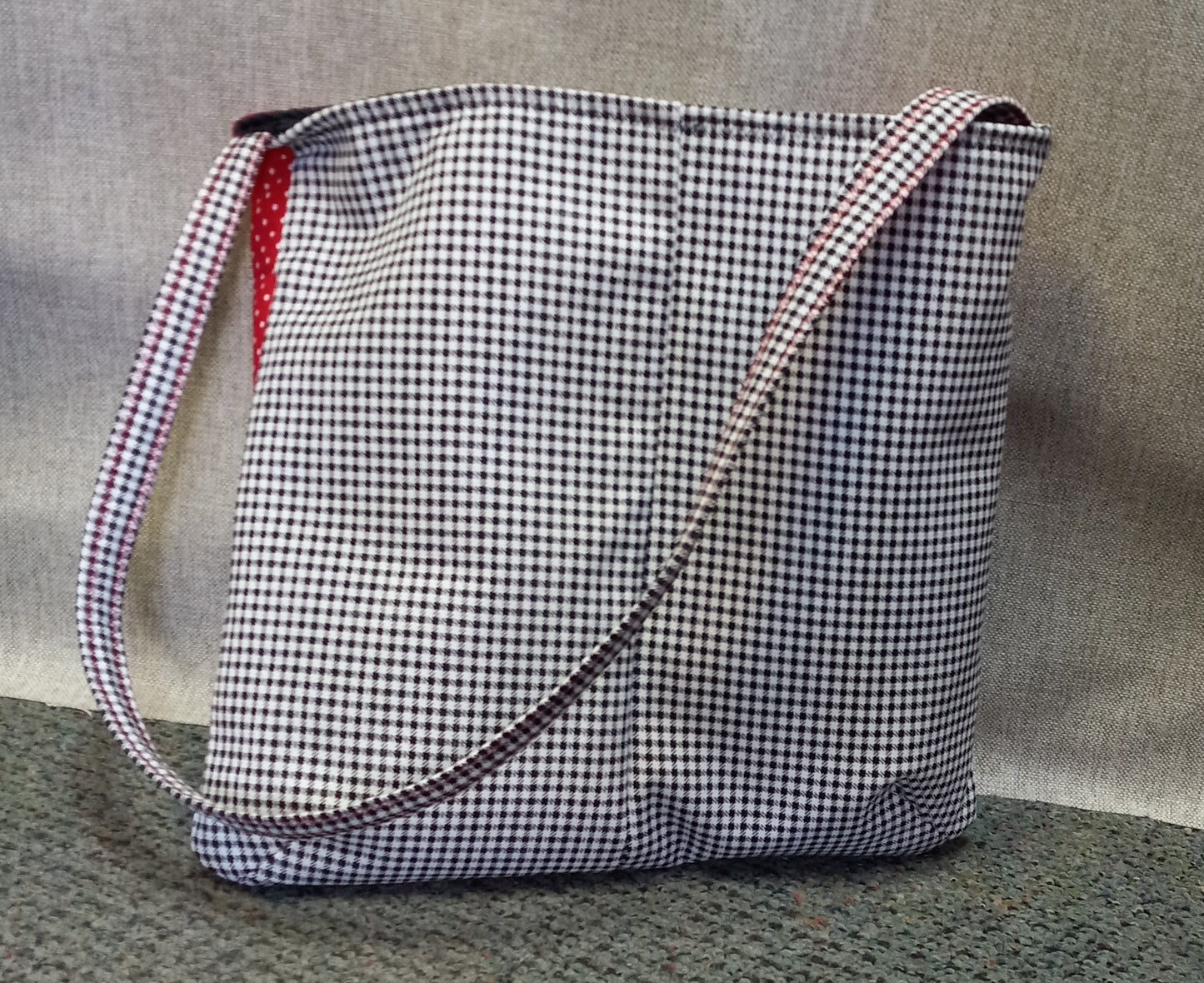 SHOULDER BAG, Houndstooth