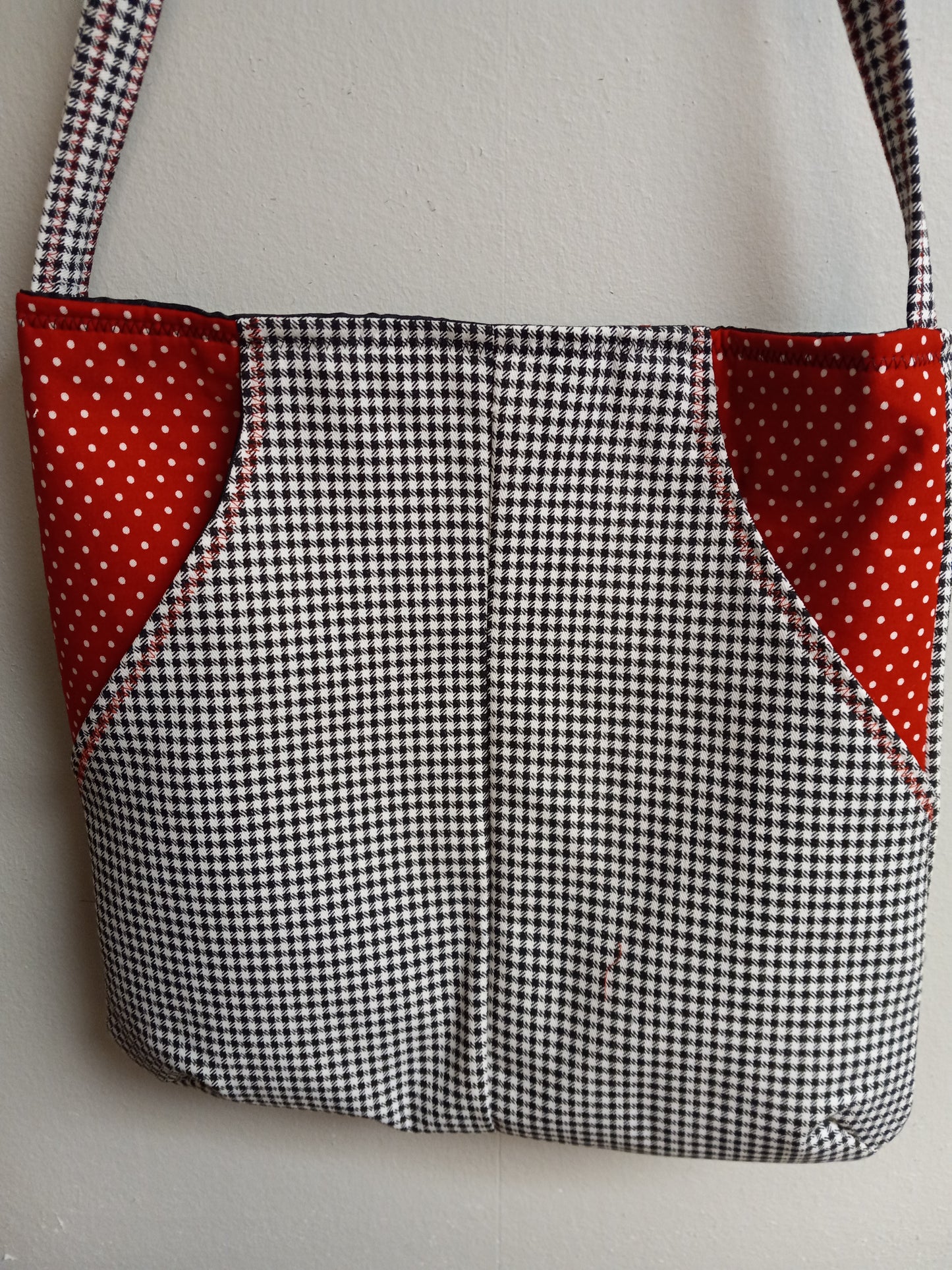 SHOULDER BAG, Houndstooth